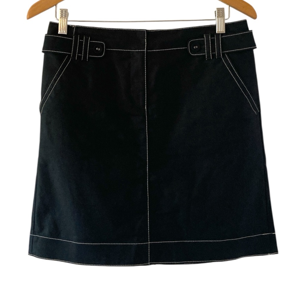 Ann Taylor Black A-Line Skirt for Casual Wear